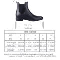 Easy On Matte Black Color Ankle Shoes Botines Mujer Women Waterproof Non-Slip Garden Rain Boots